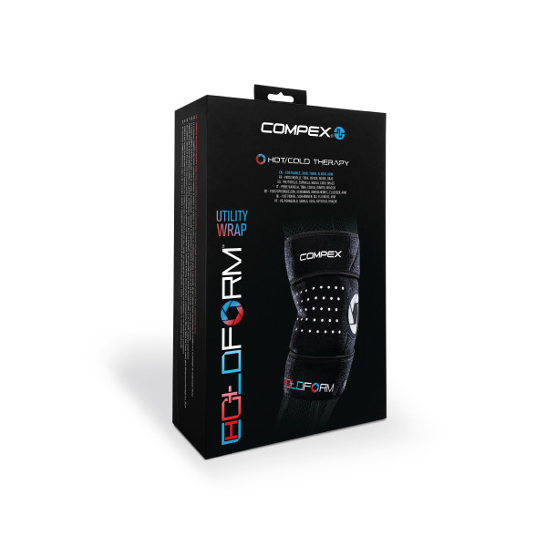 СЦ*Бандаж на локоть/предплечье Compex COLDFORM UTILITY с гелевым вкладышем,р. M/L, 83-0029-U-FG