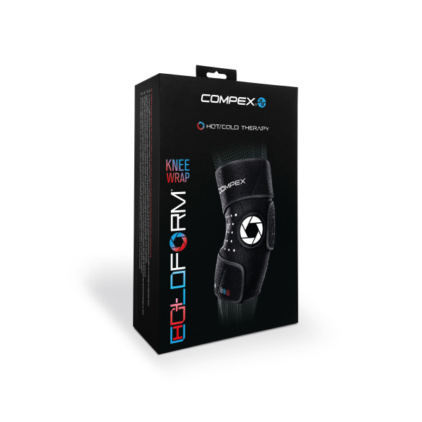 Бандаж колена Compex COLDFORM KNEE с гелевым вкладышем,размер S-M, 83-0026-SM-FG