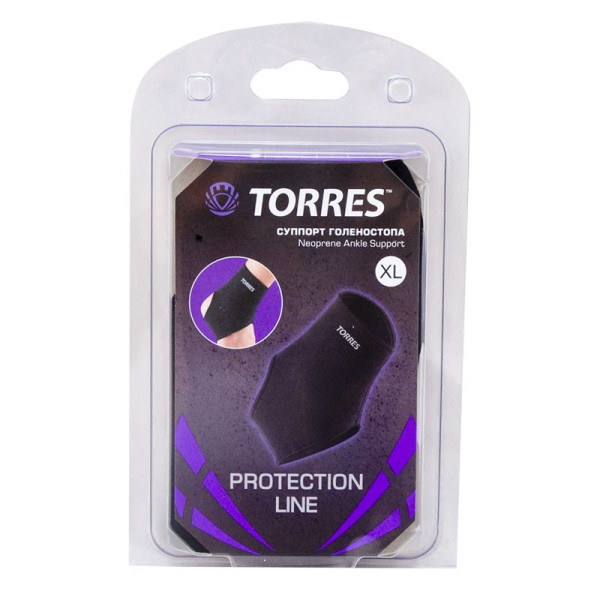 Суппорт голеностопа "TORRES "  арт. PRL6007S, р.S, неопрен 3 мм, черный